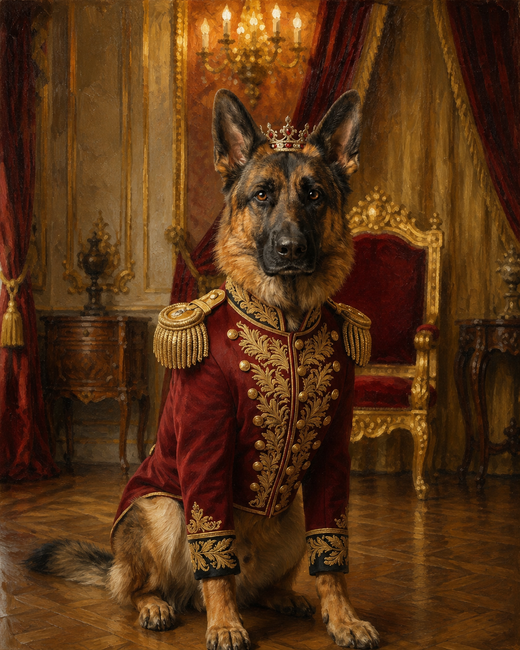 Red and Gold Queen