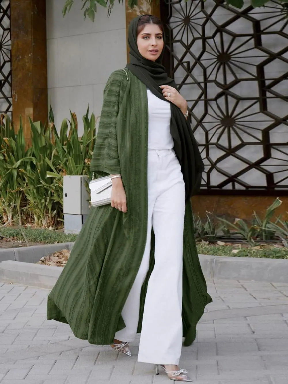 Kimono Abaya Plain Striped Retro Ethnic My Store