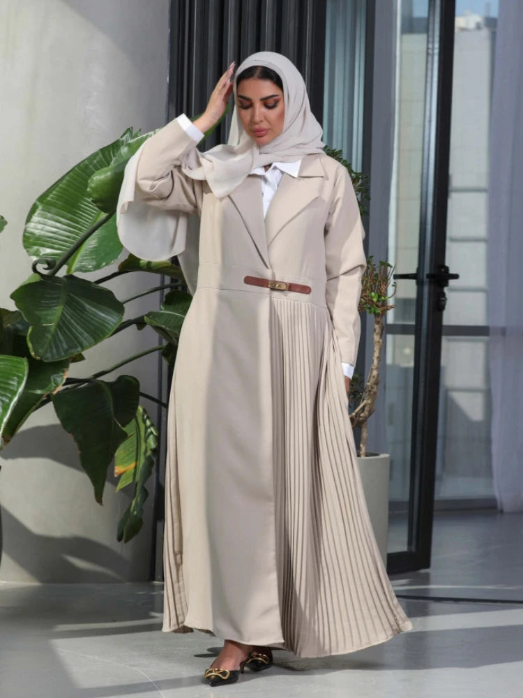 Cardigan Pleated Long Evening Dress My Store