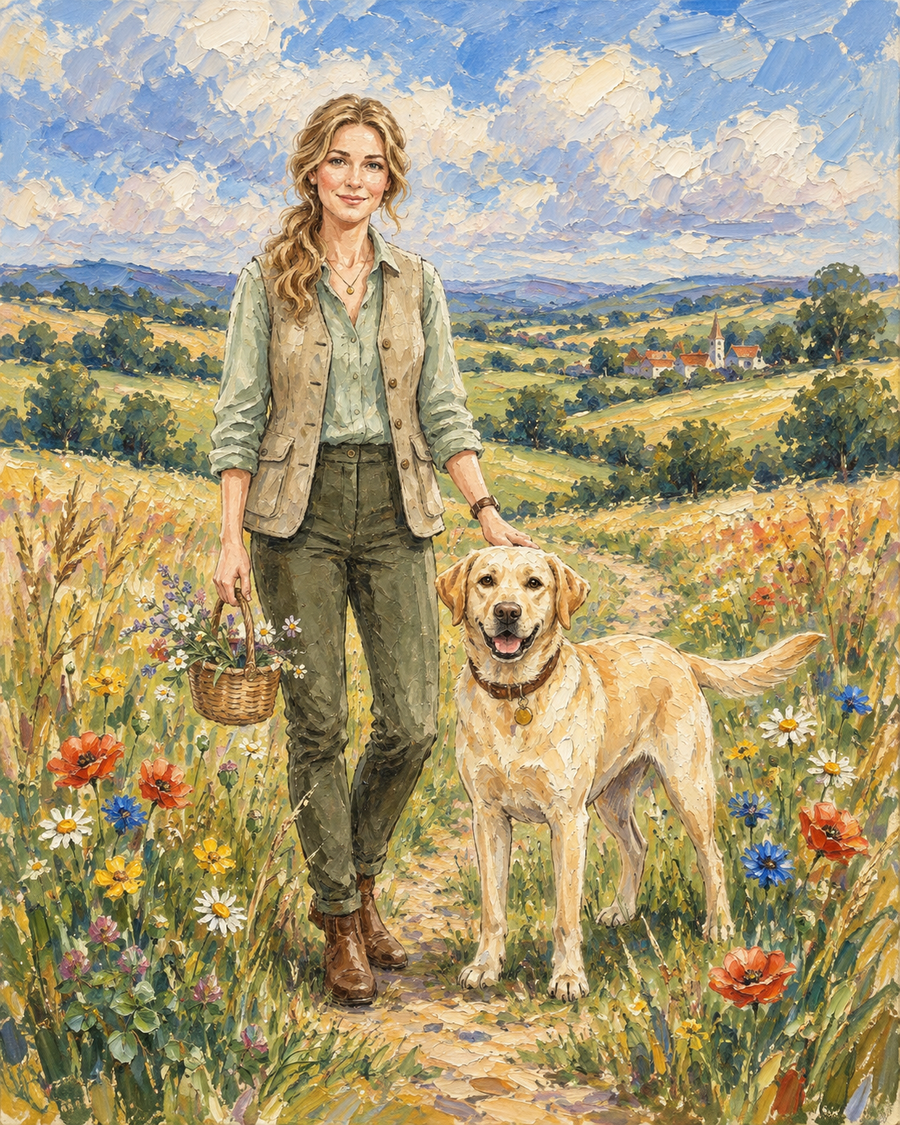 flower Meadow Portrait