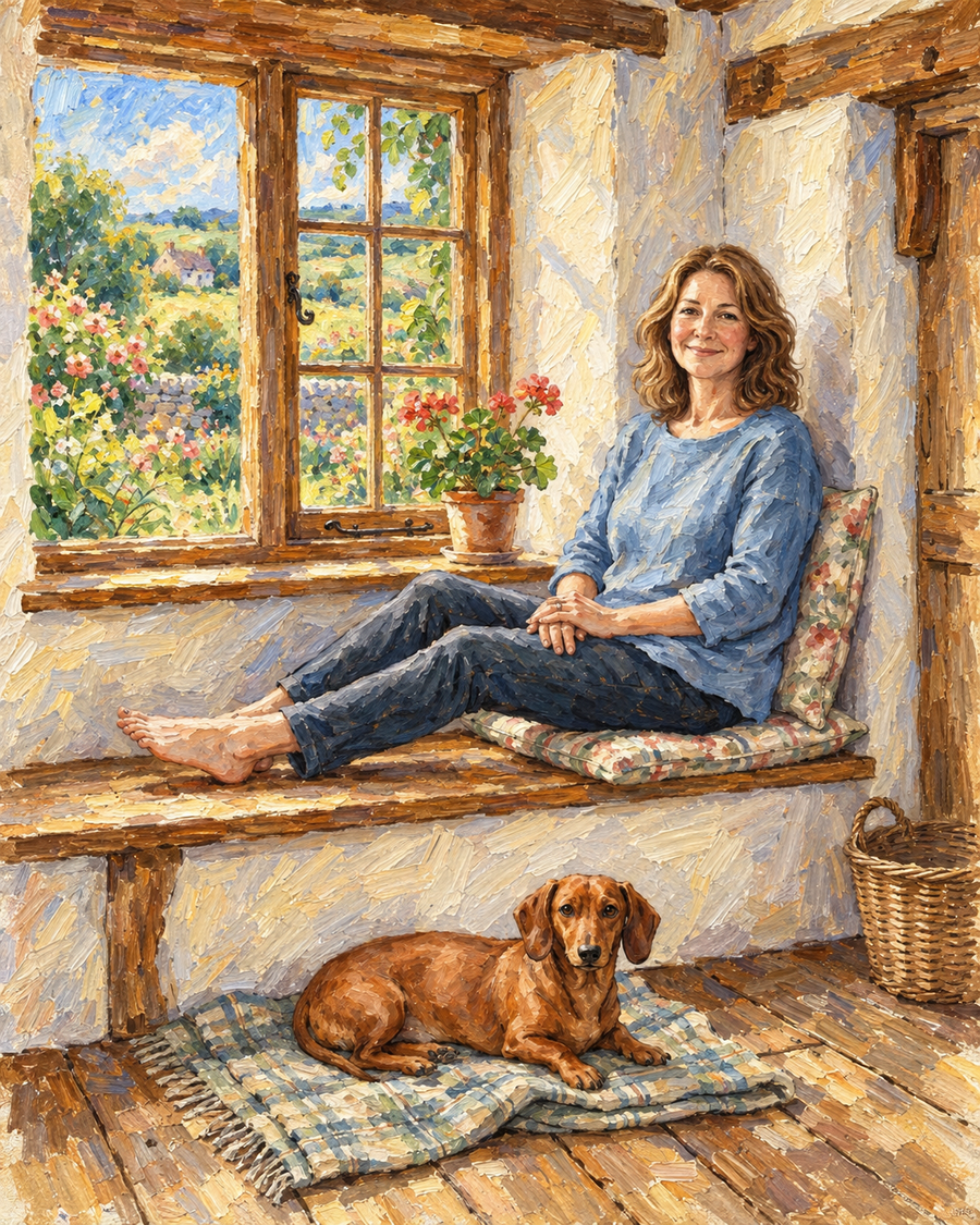 Window Seat at the Farmhouse