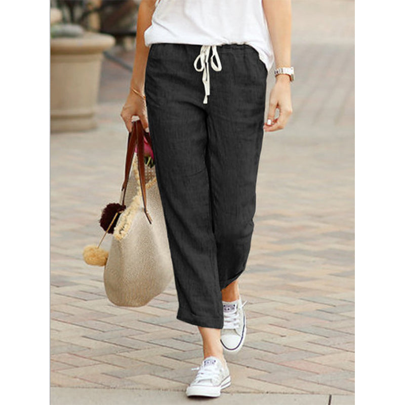 Fashion Cotton Casual Pants Mood Royal